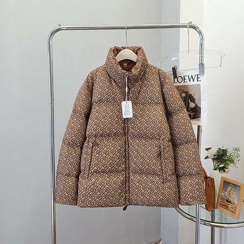 Burberry Brown TB Monogram Puffer Jacket — hero