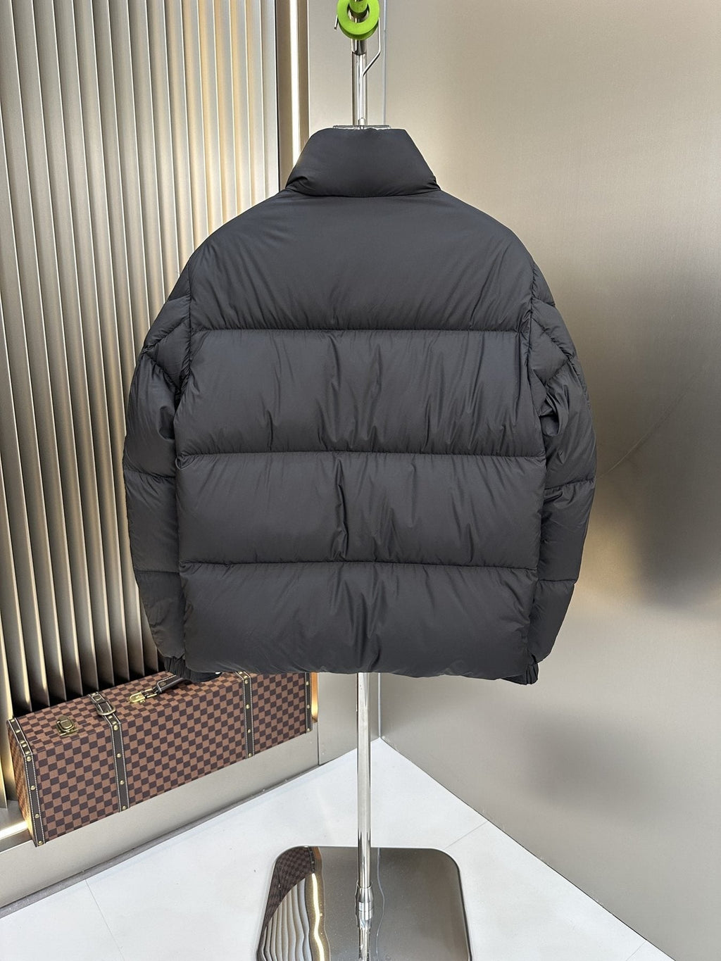 Moncler Quilted Stand-Collar Puffer Coat — back