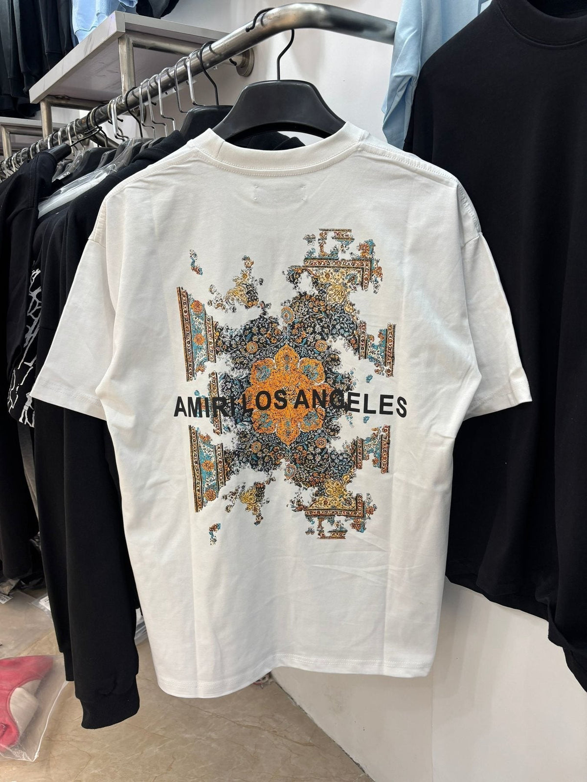 AMIRI Letter Graphic Short-Sleeve T-Shirt — context