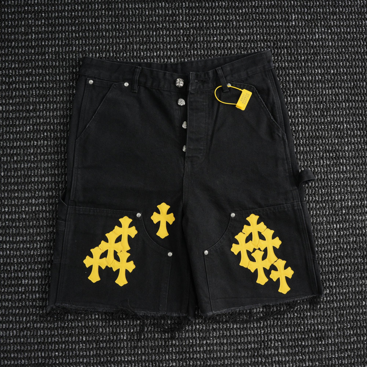 Chrome Hearts Cross Patch Cargo Shorts — hero